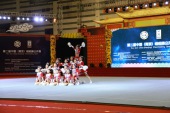 第二届中国（南京）啦啦操公开赛获得花球冠军