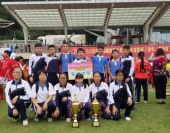 2015-2016年深圳市青少年校园足球比赛，初中男、女甲B组获得第四名